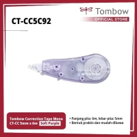 Tip Ex Kertas / Correction Tape Tombow CT-CC5C92 MONO Soft Purple 5mmx6m